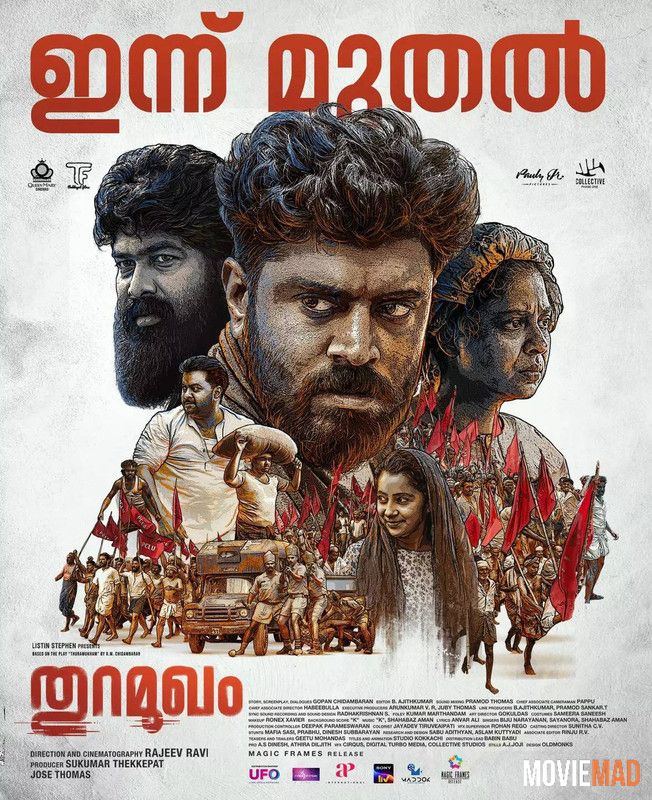 full moviesThuramukham 2023 CAMRip Malayalam 720p [RajBet]